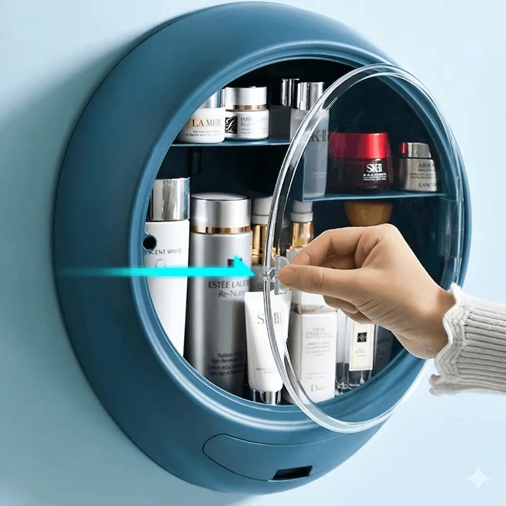 Wall mounted bathroom storage cabinet no drilling organizer Pakistan