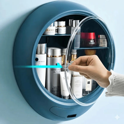 Wall mounted bathroom storage cabinet no drilling organizer Pakistan