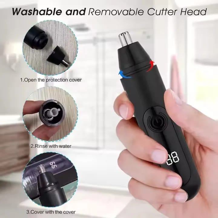 Janvro USB Rechargeable Nose Hair Trimmer